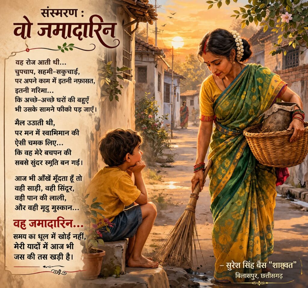 संस्मरण :वो जमादारिन