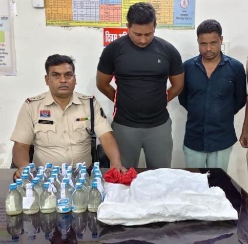 अवैध शराब के खिलाफ चला अभियान दो कोचिए अवैध शराब सहित सपड़ाए