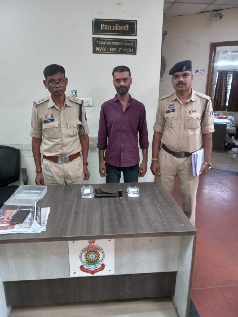 प्रेस क्लब परिसर में हवाई फायरिंग का आरोपी 24 घंटे के भीतर गिरफ्तार, पिस्तौल, खाली खोखे और दो जिंदा कारतूस बरामद