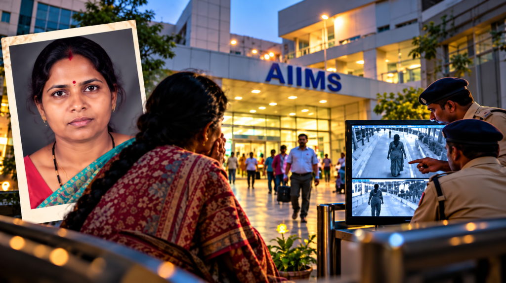 रायपुर AIIMS से महिला लापता, बीमार बेटे के इलाज के लिए आई थी; अपहरण का केस दर्ज
